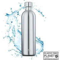 MATE OF STEEL - Moby-Dick - 1.0L Edelstahl-Flasche für SodaStream : Edelstahl Farbe: Edelstahl