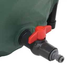 vidaXL Regenwassertank Faltbar 1350 l grün