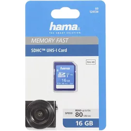 Hama  SDHC 16 GB Class 10 80MB/s UHS-I 00181094