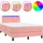 vidaXL Boxspringbett 120 x 200 cm Rosa
