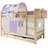 90 x 200 cm Kiefer massiv natur beige/lila
