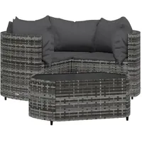 vidaXL Modell 16 Loungeset grau