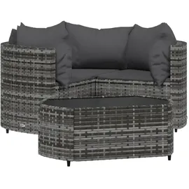vidaXL Modell 16 Loungeset grau