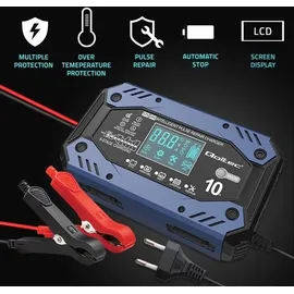 Qoltec Batterieladegerät | 12 | 24 V