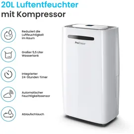 Pro Breeze Luftentfeuchter 20L
