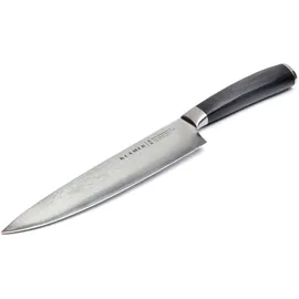 Klamer Damastmesser Chefmesser 20 cm Schwarz