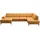 sit&more Wohnlandschaft SIT & MORE "Morris Jubi", gelb (curry), B:335cm H:82cm T:212cm, Sofas, Wohnlandschaft, wahlweise mit Armteilverstellung, Bettfunktion & Bettkasten