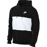 Nike Club+ Ft Kapuzenpullover Black/White/White M