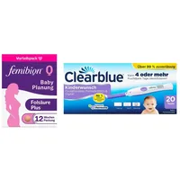 Femibion 0 Babyplanung 84 stk + Clearblue Ovulationstest fortsch