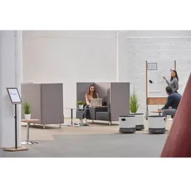 Rocada Hocker Soft Seating 1828W-4-1 1 St.  schwarz/weiß