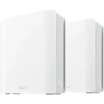 Asus ZenWiFi BT8 BE14000 Weiß Tri-Band WiFi 7 Smart AiMesh Extendable Router 2er Pack