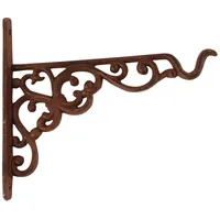 Esschert Design 3er-Set: Wandhaken in rostbraun | Gr.: onesize