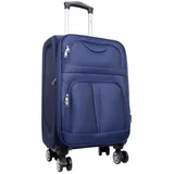 Warenhandel König Nylon Softcase Koffer Trolley Zardic Blau Gr. M