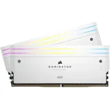 Corsair Dominator Titanium RGB DDR5 RAM 48GB (2x24GB) Bis zu 6000MHz CL30 Intel XMP 3.0 Desktop-Arbeitsspeicher – weiß