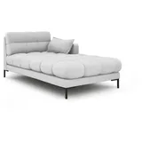 Micadoni Chaiselongue, Hellgrau, Textil, 102x75x185 cm, Hergestellt in Europa, Wohnzimmer, Sessel, Relaxliegen