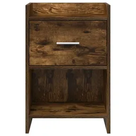 vidaXL Nachtschrank Geräucherte Eiche 40 x 30 x 60 cm Braun