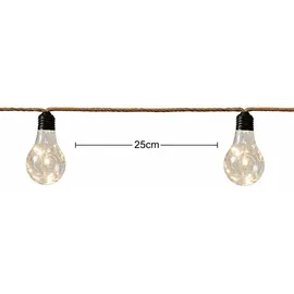 MARELIDA LED-Lichterkette Jutta 225 cm Transparent