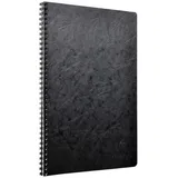 Clairefontaine Notizbuch Age Bag A4 liniert Schwarz