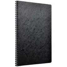 Clairefontaine Notizbuch Age Bag A4 liniert Schwarz