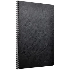 Clairefontaine Notizbuch Age Bag A4 liniert Schwarz