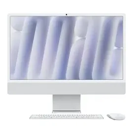 Apple iMac 2024 24.0 M4 8-Core CPU 8-Core GPU 16GB RAM 1TB SSD Mouse + Keyboard + Ethernet – BTO MWUC3D/A silber
