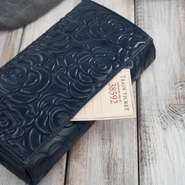 PAOLO PERUZZI Geldbörse Damen navy blau