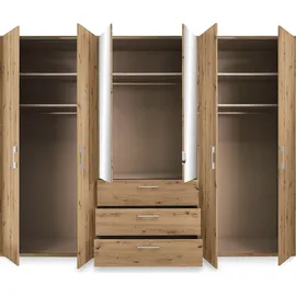 Set One by Musterring Drehtürenschrank Henderson 301 x 223 x 60 cm Braun