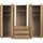 Set One by Musterring Drehtürenschrank Henderson 301 x 223 x 60 cm Braun