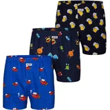 Sugar Pine Boxer Motiv Print Mix 3er Pack