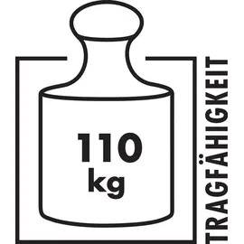 Lotz Drehhocker Kunststoff Schwarz