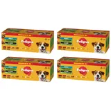 PEDIGREE Portionsbeutel Megapack mit 4 Varietäten in Sauce 40 x 100 g
