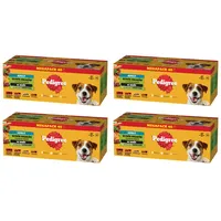 PEDIGREE Portionsbeutel Megapack mit 4 Varietäten in Sauce 40 x 100 g