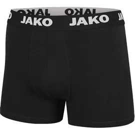 Jako Boxershorts Basic schwarz S 2er Pack