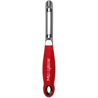 Microplane Sparschäler Edelstahl rot