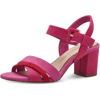 Marco Tozzi Damen Sandalen mit Absatz Elegant Vegan, Rosa