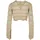 URBAN CLASSICS Crochet Langarm-oberteil Soft Seagrass 4XL