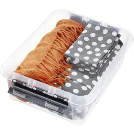 SmartStore Aufbewahrungsbox Classic 50 x 39 x 18 cm 21-tlg. transparent