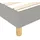 vidaXL Bettgestell ohne Matratze Hellgrau 160x200 cm Stoff