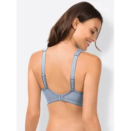 MISS MARY Broderie Anglais Soft Bra BH blau E, 80, Damen,
