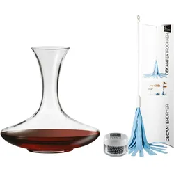 Eisch Geschenkset Dekanter mit Reinigungskugeln und Trockner