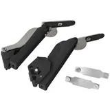 Kesseböhmer FREEspace Klappenbeschlag Typ D Anthrazit, für 2,2 Bis 9,3 kg Klappengewicht