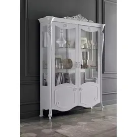 JV Möbel Luxus Stil Schrank Anrichte Vitrinenschrank Design Italienische Möbel