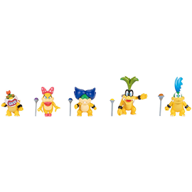 Jakks Pacific Nintendo Super Mario Figuren 5er Set Koopalinge, 6,5 cm