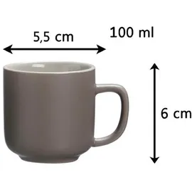 Ritzenhoff & Breker Jasper Espressotasse 0,1 l Taupe