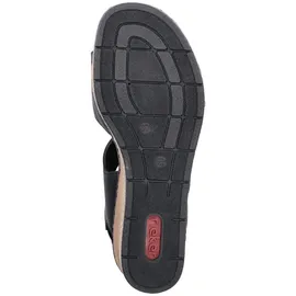 Rieker Keilsandalette Damen Schwarz 39