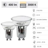 EGLO Leuchtmittel LED GU10-SMD 4,8W 3000K 2er Pack)