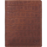 Esquire Croco Geldbörse RFID Schutz Leder 9.5 cm Braun