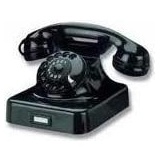 Nostalgietelefon W48 schwarz