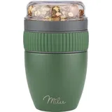 MILU Müsli-Becher-Set (3-tlg.) - olivgrün