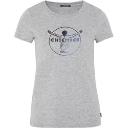 CHIEMSEE T-Shirt mit CHIEMSEE Jumper, Neutral Gray Melange, XL